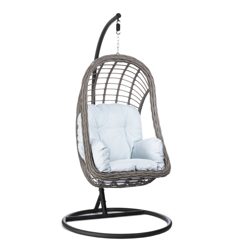 Bayou Breeze Anissa Hanging Swing Chair with Stand & Reviews | Wayfair